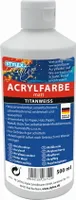 Stylex 28750 Acrylfarbe 500 ml Flasche titanweiß matt