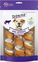 Dokas Hunde Snack Kauspirale mit Hühnerbrustfilet | Huhn