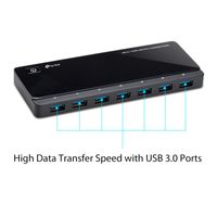 TP-Link UH720 7-Port USB 3.0 Hub mit 2 Lade-Ports