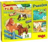 HABA Puzzles Bauernhoftiere (Kinderpuzzle)
