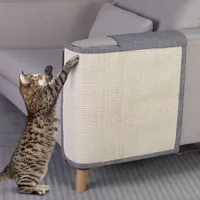 Katzen Kratzmatte Kratzschutz Sofa links Sisal Kratzteppich für Katze Sessel