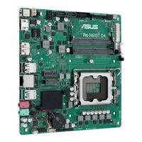 ASUS Pro H610T D4-CSM - Intel - LGA 1700 - Intel® Celeron® - Intel® Core™ i3 - Intel® Core™ i5 - Intel® Core™ i7 - Intel® Core™ i9 - Intel® Pentium® - DDR4-SDRAM - 64 GB - SO-DIMM