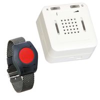 ELDAT RS16E: Mobiler Hausnotruf mit Notrufarmband für die häusliche Pflege, Notrufknopf für Senioren, Pflegeruf Set mit Quittierungsfunktion