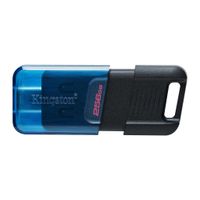 Kingston Technology DataTraveler 80 USB-Stick 256 GB USB Typ-C 3.2 Gen 1 (3.1 Gen 1) Schwarz, Blau