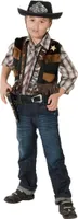Deputy-Weste Cowboy Kinder Karneval Kostüm Gr 128