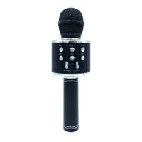 Drahtloses Mikrofon fuer Gesangsaufnahmen mit bunten LED-Leuchten Handheld-BT-Mikrofone Kinder-Karaoke-Mikrofon Heim-KTV-Player fuer Heimparty 5 variable Sounds
