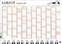 Kalender 2026 - Loriot Posterplaner