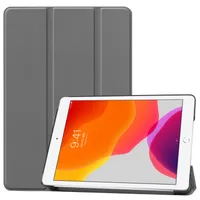 Pokrowiec na Apple iPad 10,2 cala 2019/2020/2021 Smart Cover z funkcją podstawki i automatycznym usypianiem/budzeniem, szary