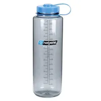 Nalgene Trinkflasche Wide Mouth 1500 ml , blau - klar