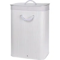 Bambusový koš na prádlo s víkem NATURAL, 60 l