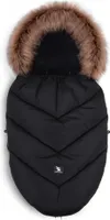 Bavlnamoose Detská deka na nohy, Zimná deka na nohy, Dětský zimní fusak Kočárek Moose Black