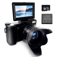 Fine Life Pro Digitálne fotoaparáty 4K, 48MP Fotoaparáty s 3,0'' obrazovkou, Kompaktné fotoaparáty s 8x digitálnym zoomom a 5x optickým zoomom