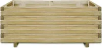 vidaXL Hochbeet 100x50x40 cm Holz Rechteckig