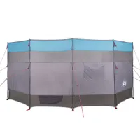 vidaXL Parawan kempingowy niebieski 366x152x152 cm Wodoodporny