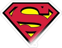 Spreadshirt DC Comics Superman Logo Original Sticker, max. 10 x 10 cm, 10 x 10 cm, Weiß glänzend Spreadshirt DC Comics Superman Logo Original Sticker, max. 10 x 10 cm, 10 x 10 cm, Weiß glänzend