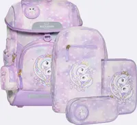 Beckmann Schulranzen-Set Plus Air Unicorn Princess Purple 6-teigig.