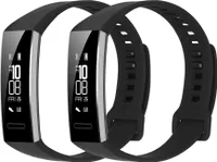 kwmobile 2x Sportarmband kompatibel mit Huawei Band 2 / Band 2 Pro Armband - Fitnesstracker Band Set aus TPU Silikon