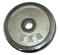Chrómový kotúč (závažie) pre činky 5 kg, 30 mm