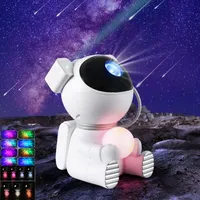Projektionslampe LED Sternenhimmel Projektor Kinder Baby Galaxy Nachtlicht,  LED wechselbar, mit Fernbedienung 360° Drehen16 Modi