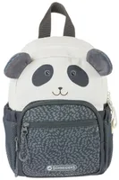 SCHNEIDERS 49462-079 Dětský batoh Kids Mini - Panda, 18,5 x 27 x 11 cm, 6 litrů, tmavě šedý