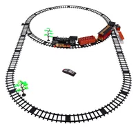 detská hračka parná lokomotíva RAILWAY + dlhé trate + RC diaľkové ovládanie