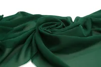 Glatter Chiffon, Voile-Stoff, Flaschengrün, 50 x 150 cm
