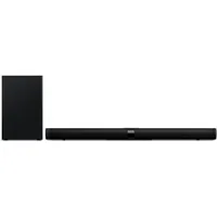 TCL TS7010 Soundbar (92 cm) s 2.1kanálovým zvukem Bluetooth Subwoofer, 160 W, HDMI ARC, Dolby Digital, AUX 3,5 mm Černá TCL