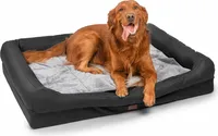RAIKOU Hundematratze Hundebett gepolstertes waschbares Tierbett Hundekissen Hundesofa