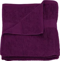Badetuch lila 100x150 cm Baumwolle schnelltrocknend Frottee Frottiertuch groß