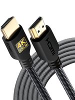 PowerBear 4K / 8K HDMI Kabel 2m | 18Gbps Hochgeschwindigkeit HDMI Kabel, geflochtenes Nylon &