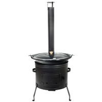 Grillplanet® Gulaschkanone 39 cm inkl. 22 Liter Gulaschkessel und Deckel