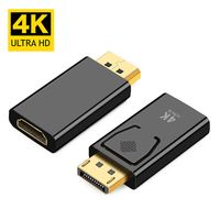 Displayport auf HDMI Adapter DP Konverter Stecker 1080p Full HD Audio Video 4K