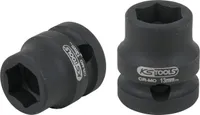 KS Tools 1/2" Sechskant-Kraft-Stecknuss, extra kurz, 13,0 mm