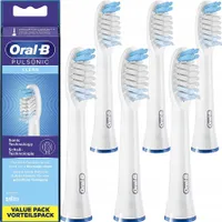 Oral-B | Oral-B Aufsteckbürsten - Pulsonic SR32C - 6 Stück - Originalqualität - für weißere Zähne