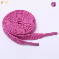 Schnürsenkel flach 120 cm 13# pink 8 mm breit