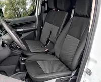 Sitzbezüge passend für Ford Transit Connect (Schwarz) Komplett
