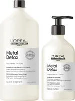 Loreal Metal Detox Shampoo 1500ml + Loreal Metal Detox Anti-Deposit Protector 500ml
