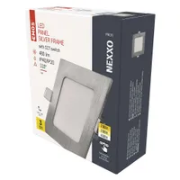 EMOS LED Panel 7 W, quadratische 480 lm Einbauleuchte, Deckenleuchte extra flach, 3 einstellbare Lichtfarben, inkl. LED-Treiber, ZD2223