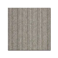 Teppichfliesen Vienna Selbstliegend Schlingenpol 50x50 cm Braun-gestreift 7078
