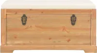 vidaXL Aufbewahrungstruhe mit Auflage 80×40×40 cm MDF