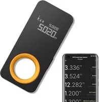 Intelligentes Laserbandmaß mit 30 m OLED-Display, 30m, Schwarz