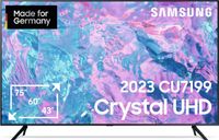 Samsung GU43CU7199UXZG 43 Zoll LED TV 4K Ultra HD Crystal Prozessor 4K - Schwarz