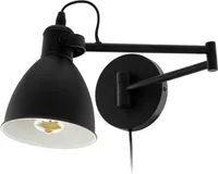 EGLO LED nástenné svietidlo San Peri steel black