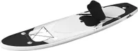 vidaXL SUP-Board-Set Aufblasbar Schwarz 330x76x10 cm