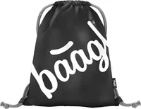 Baagl Turnbeutel für Junge,  Schuhbeutel für Kinder, Schule und Kindergarten Sportbeutel, Sportrucksack, Gymsack (Logo)