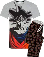 Dragon Ball Z - Schlafanzug mit langer Hose für Herren NS6317 (M) (Grau/Schwarz/Rot)