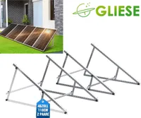 Solarpanel Halterung 118cm Balkonkraftwerk 0°-90° Aufständerung für 2 Solarmodul Robuste Neigungshalterungen Photovoltaik 0%MwSt