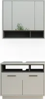 Vicco Badmöbel-Set Beatrice, 2 Teile, Grau/Anthrazit