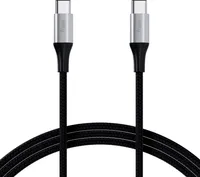 Allity kabel USB-C USB-C typ C 1m 100W do ładowania telefonu laptopa czarny