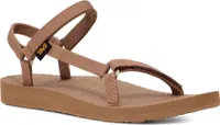 Teva Org Uni Slim Damen Leinwand Sandalen mit pared back Design und schnell trocknenden Gurten in Mokka – 5 UK - 38 EU - 7 US / Mocha
